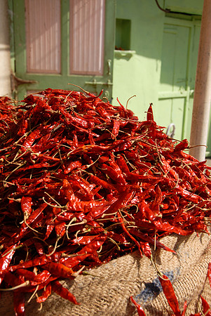 Red Peppers - Jodhpur Market
