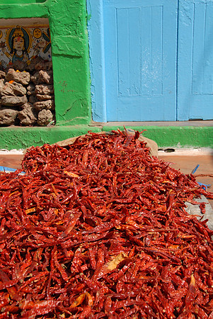 Red Peppers - Jodhpur Market