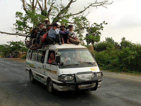 On The Road Between Penom Penh & HCMC, Vietnam